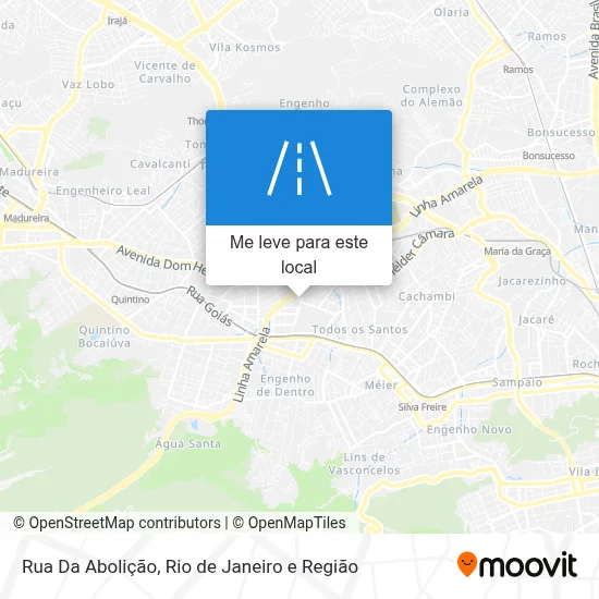 Rua Da Abolição mapa