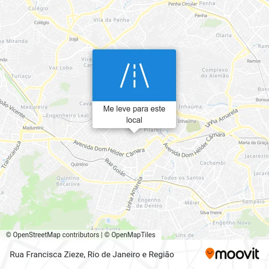 Rua Francisca Zieze mapa