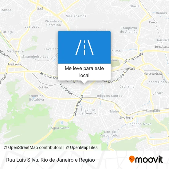 Rua Luis Silva mapa