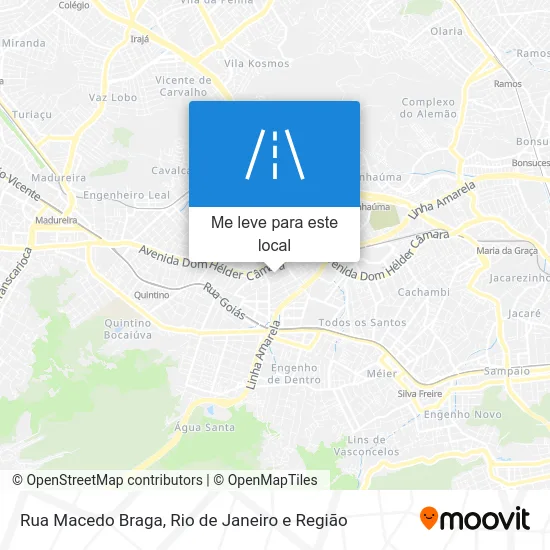 Rua Macedo Braga mapa