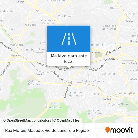 Rua Morais Macedo mapa