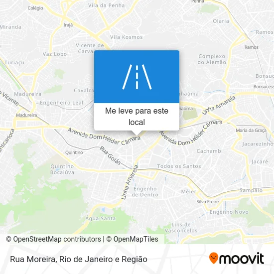 Rua Moreira mapa