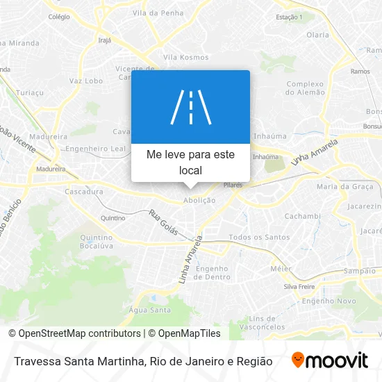 Travessa Santa Martinha mapa