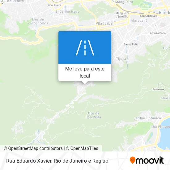 Rua Eduardo Xavier mapa