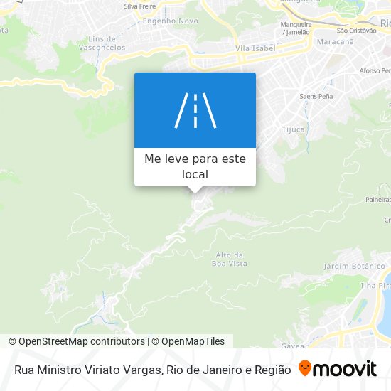 Rua Ministro Viriato Vargas mapa