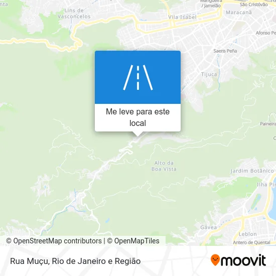 Rua Muçu mapa