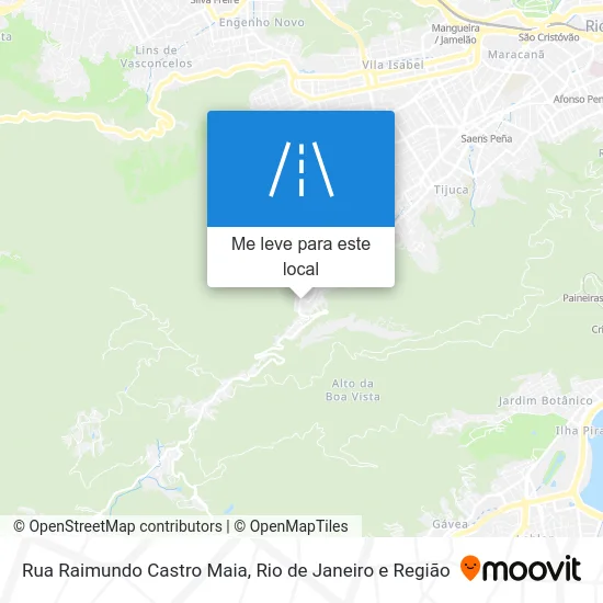 Rua Raimundo Castro Maia mapa