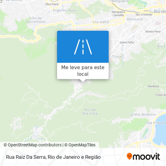 Rua Raiz Da Serra mapa