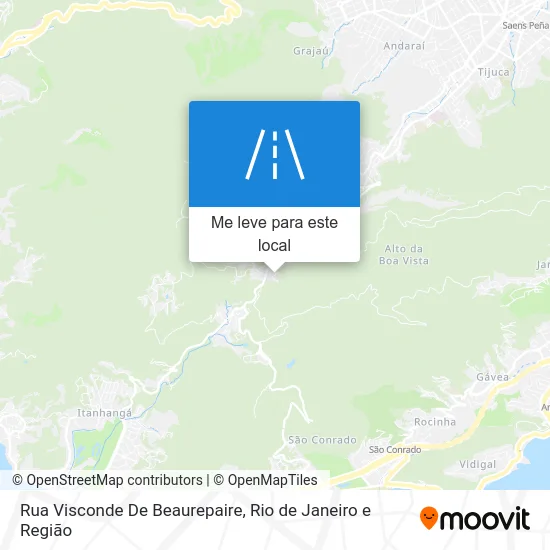 Rua Visconde De Beaurepaire mapa