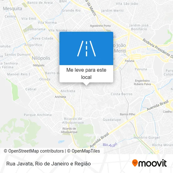 Rua Javata mapa
