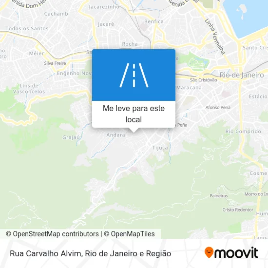 Rua Carvalho Alvim mapa
