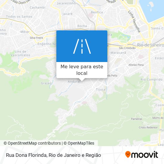 Rua Dona Florinda mapa