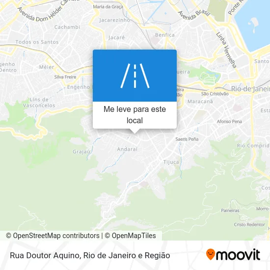 Rua Doutor Aquino mapa