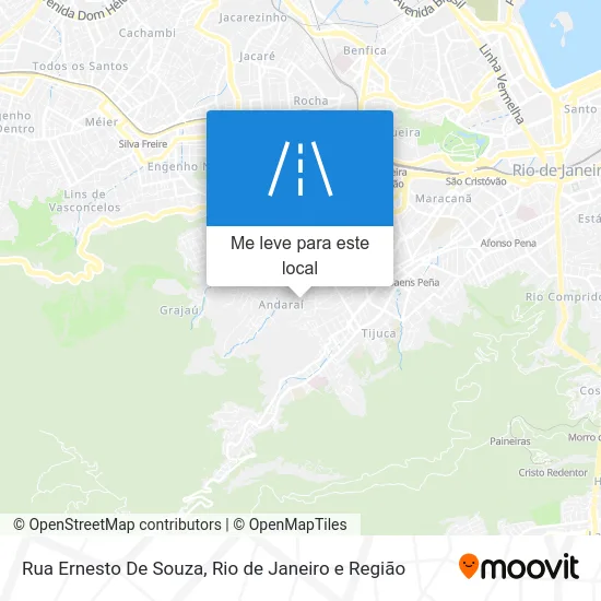 Rua Ernesto De Souza mapa