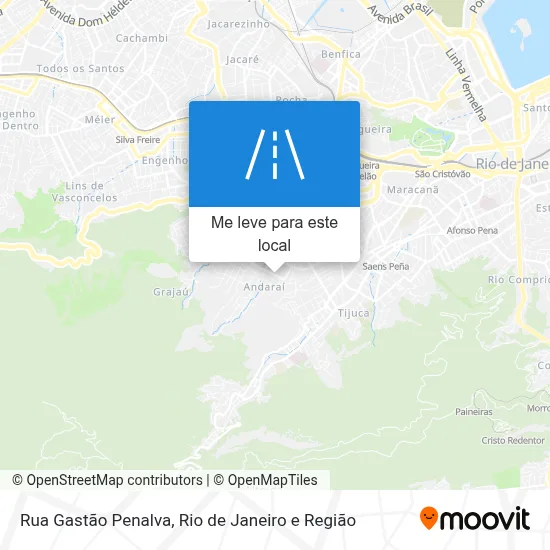 Rua Gastão Penalva mapa