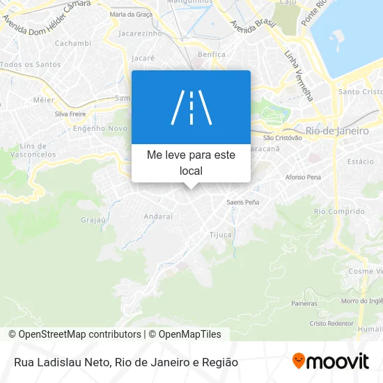 Rua Ladislau Neto mapa