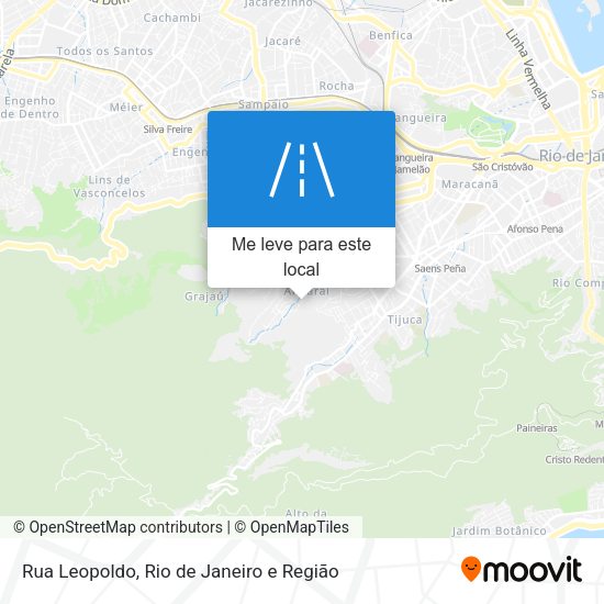 Rua Leopoldo mapa