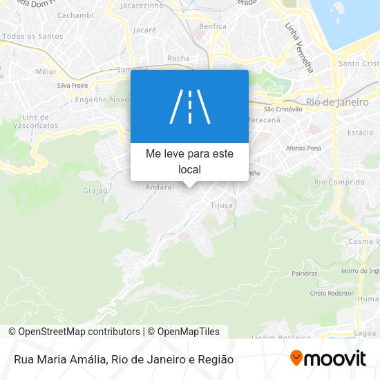 Rua Maria Amália mapa
