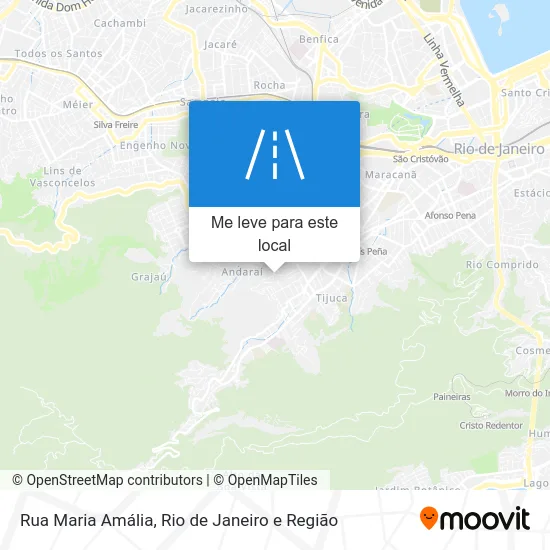Rua Maria Amália mapa