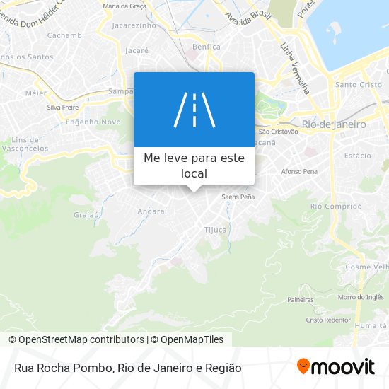 Rua Rocha Pombo mapa