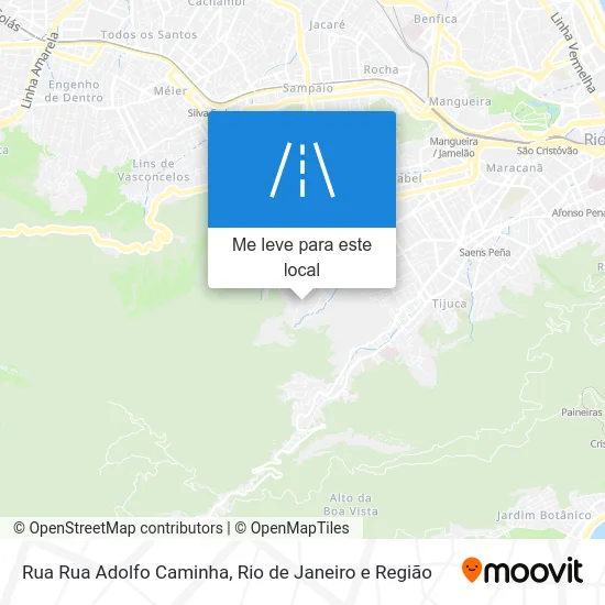 Rua Rua Adolfo Caminha mapa