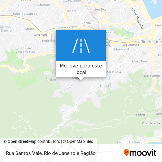 Rua Santos Vale mapa