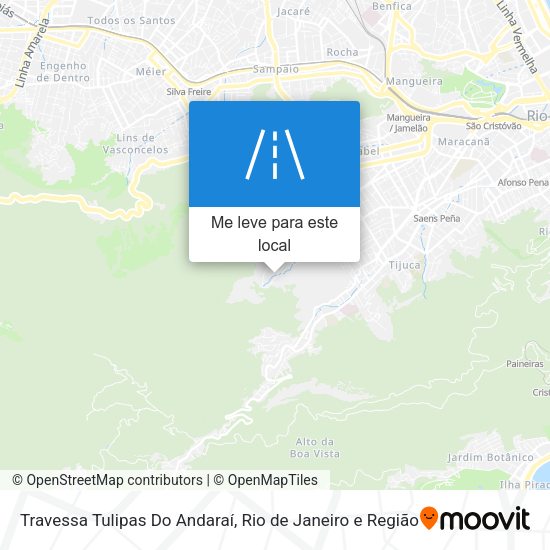 Travessa Tulipas Do Andaraí mapa