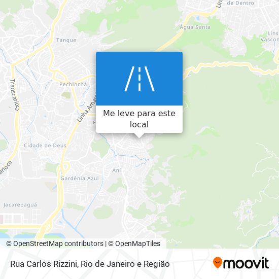 Rua Carlos Rizzini mapa