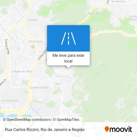 Rua Carlos Rizzini mapa