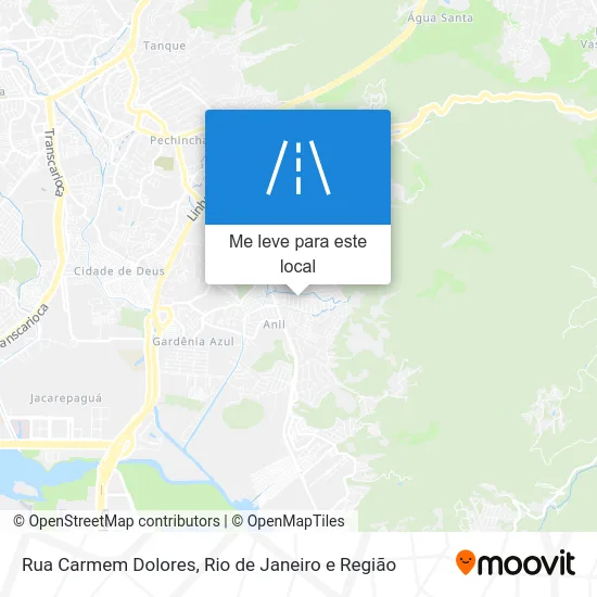 Rua Carmem Dolores mapa