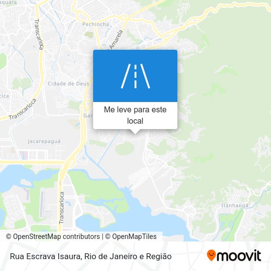 Rua Escrava Isaura mapa