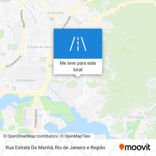Rua Estrela Da Manhã mapa