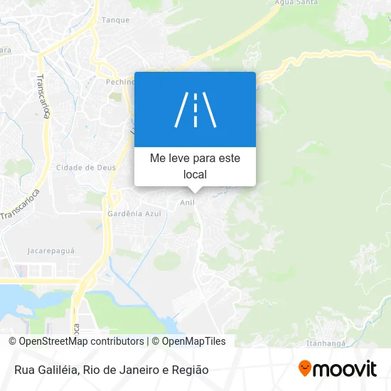 Rua Galiléia mapa