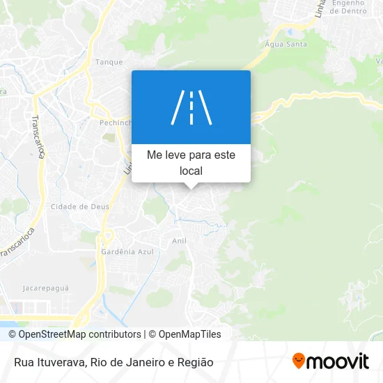 Rua Ituverava mapa