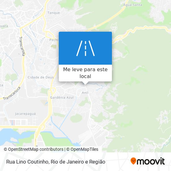 Rua Lino Coutinho mapa