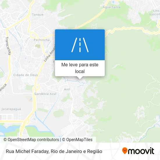 Rua Michel Faraday mapa