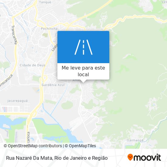 Rua Nazaré Da Mata mapa
