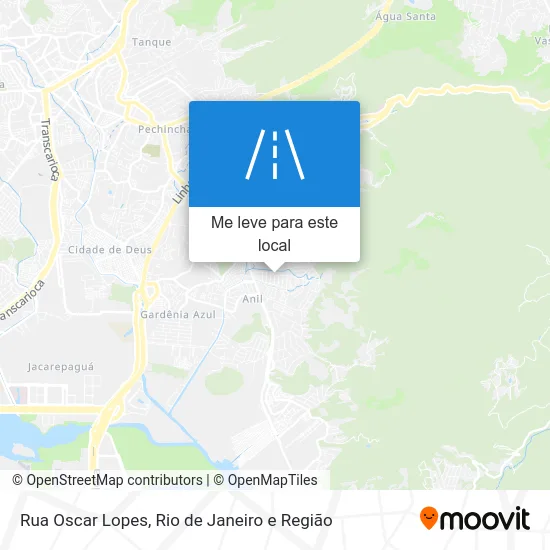 Rua Oscar Lopes mapa