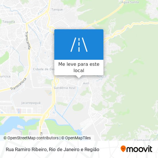 Rua Ramiro Ribeiro mapa