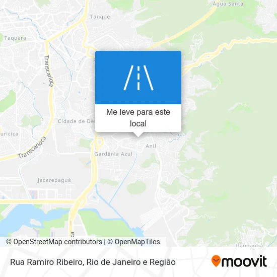 Rua Ramiro Ribeiro mapa