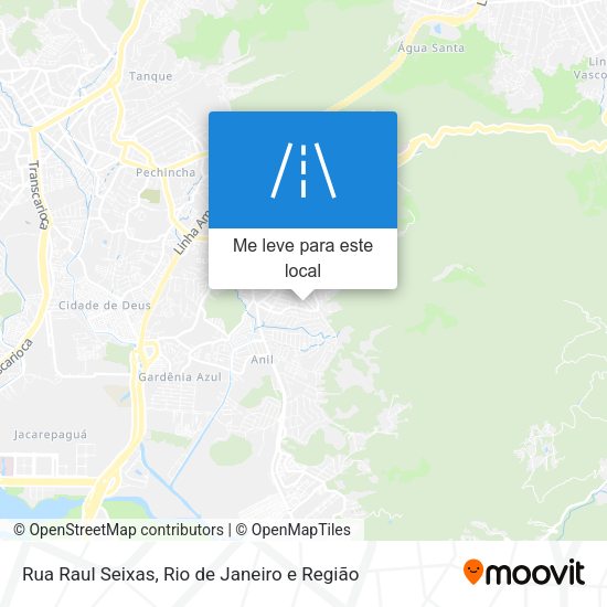 Rua Raul Seixas mapa