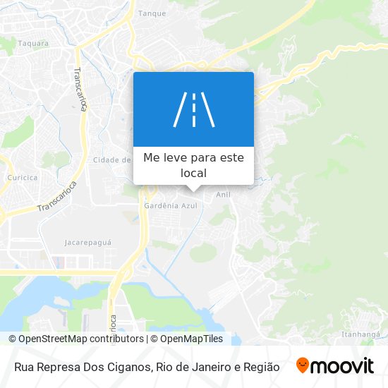 Rua Represa Dos Ciganos mapa