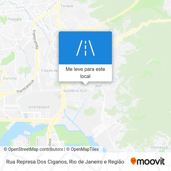 Rua Represa Dos Ciganos mapa