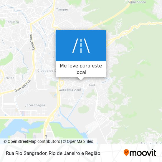 Rua Rio Sangrador mapa