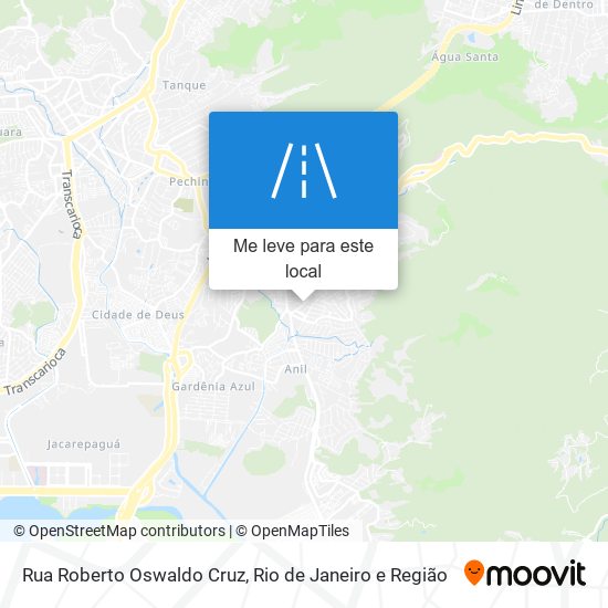 Rua Roberto Oswaldo Cruz mapa