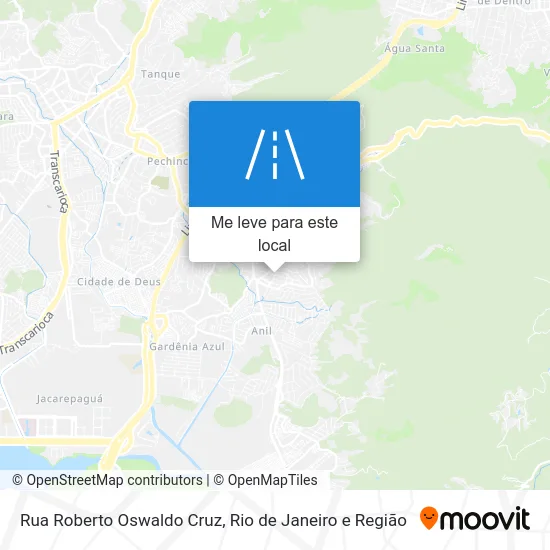 Rua Roberto Oswaldo Cruz mapa
