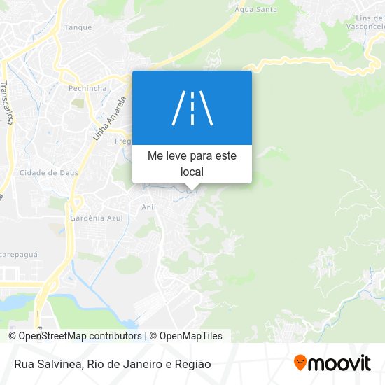 Rua Salvinea mapa