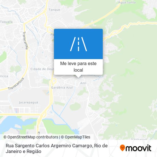 Rua Sargento Carlos Argemiro Camargo mapa