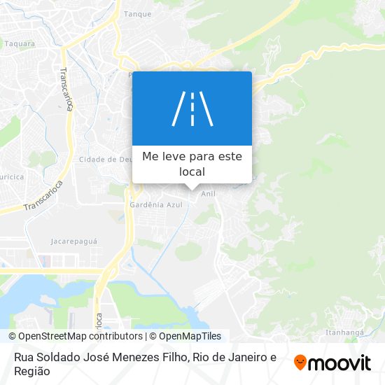 Rua Soldado José Menezes Filho mapa