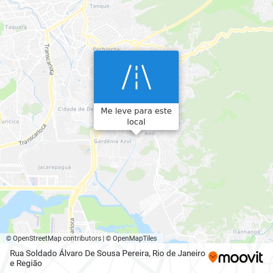 Rua Soldado Álvaro De Sousa Pereira mapa